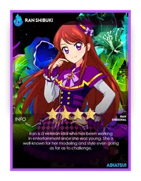Ran shibuki, Aikatsu!
