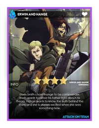 Erwin and Hange, Attack on Titan