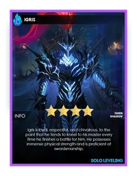 Igris, Solo Leveling